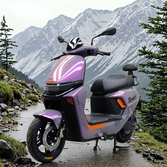 Sporty Electric Scooter for Adults City Travel 72V 